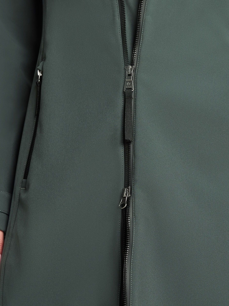 Tog 24 Green Womens Enya Softshell Long Jacket - Image 7 of 7 Tog 24 Green Womens Enya Softshell Long Jacket - Image 7 of 7