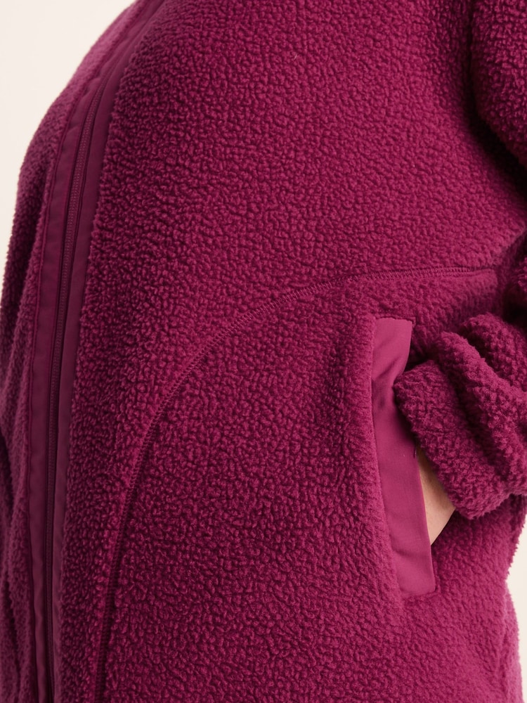 Tog 24 Red Womens Emilie Sherpa Fleece - Image 7 of 7