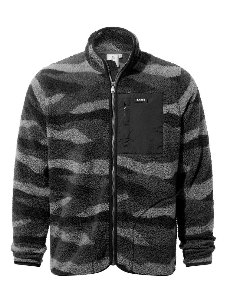 Tog 24 Black Mens Haxwell Sherpa Fleece - Image 7 of 7