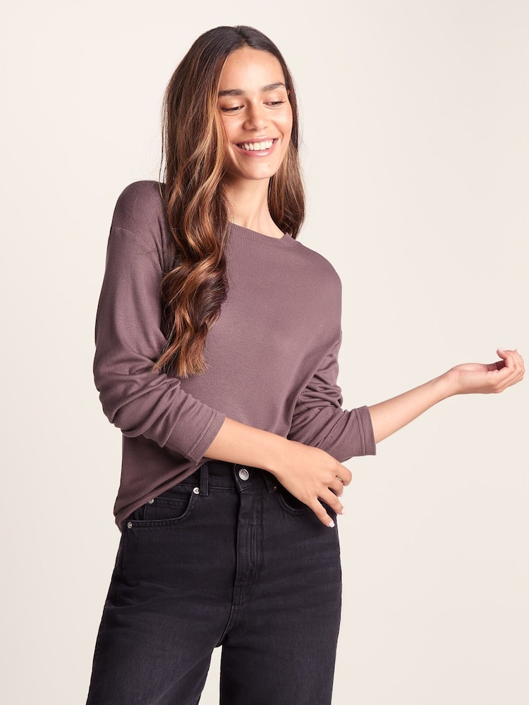 Tog 24 Purple Jemma Womens Long Sleeve T-Shirt - Image 2 of 7 Tog 24 Purple Jemma Womens Long Sleeve T-Shirt - Image 2 of 7