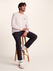 Tog 24 Cream Mens Hecky Long Sleeve T-Shirt - Image 4 of 7