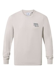 Tog 24 Cream Mens Hecky Long Sleeve T-Shirt - Image 7 of 7