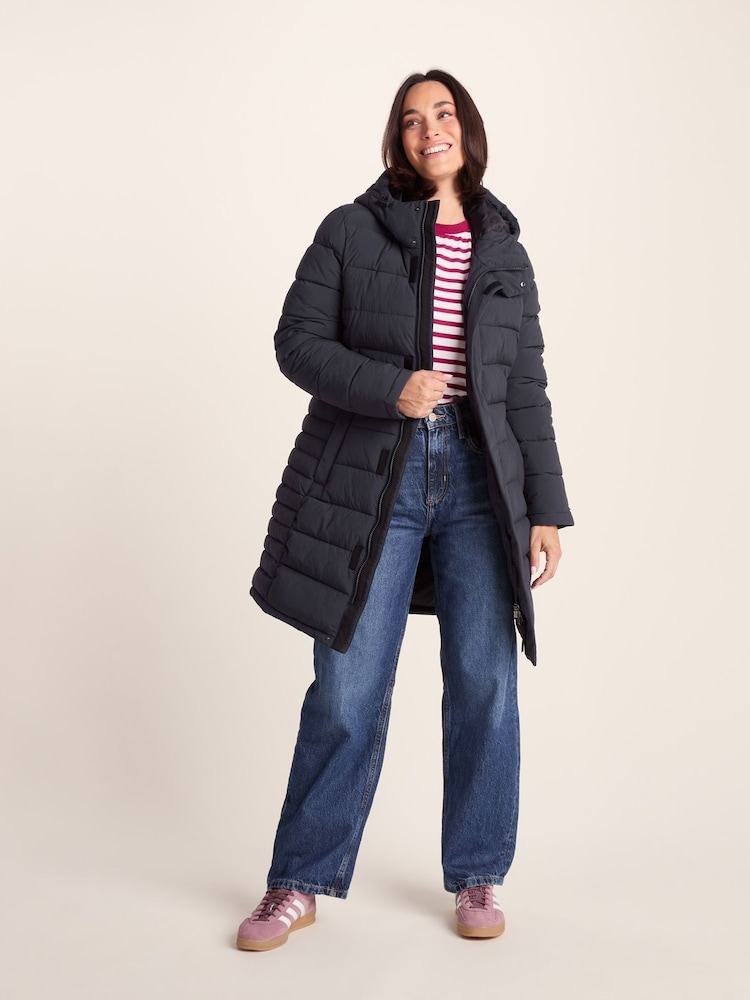 Tog 24 Blue Womens Kirkham Padded Long Coat - Image 1 of 7