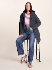 Tog 24 Blue Womens Kirkham Padded Long Coat - Image 4 of 7