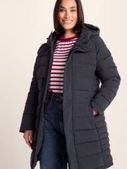 Tog 24 Blue Womens Kirkham Padded Long Coat - Image 6 of 7