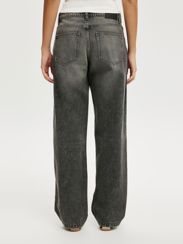 Cotton On Black Low Rise Straight Jeans - Image 2 of 6