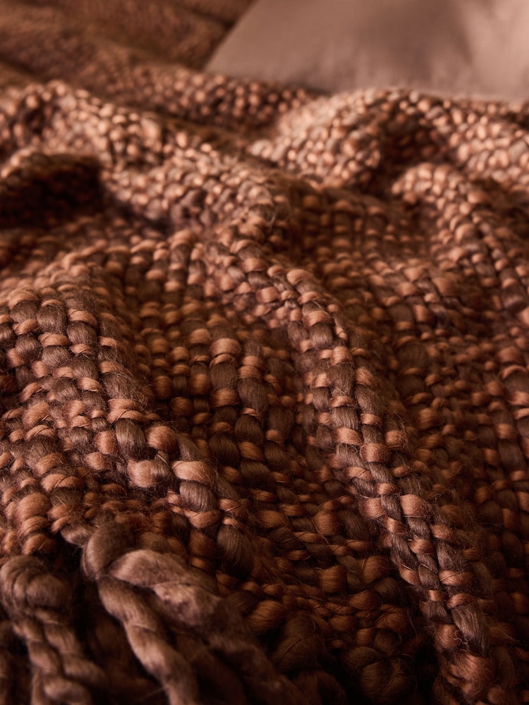 Laura Ashley Kimberly Chunky Woven Throw - Imagen 3 de 3