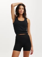 Preto - Cotton On Active Rib Tank - Imagem 1 de 4
