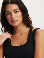 Preto - Cotton On Active Rib Tank - Imagem 3 de 4