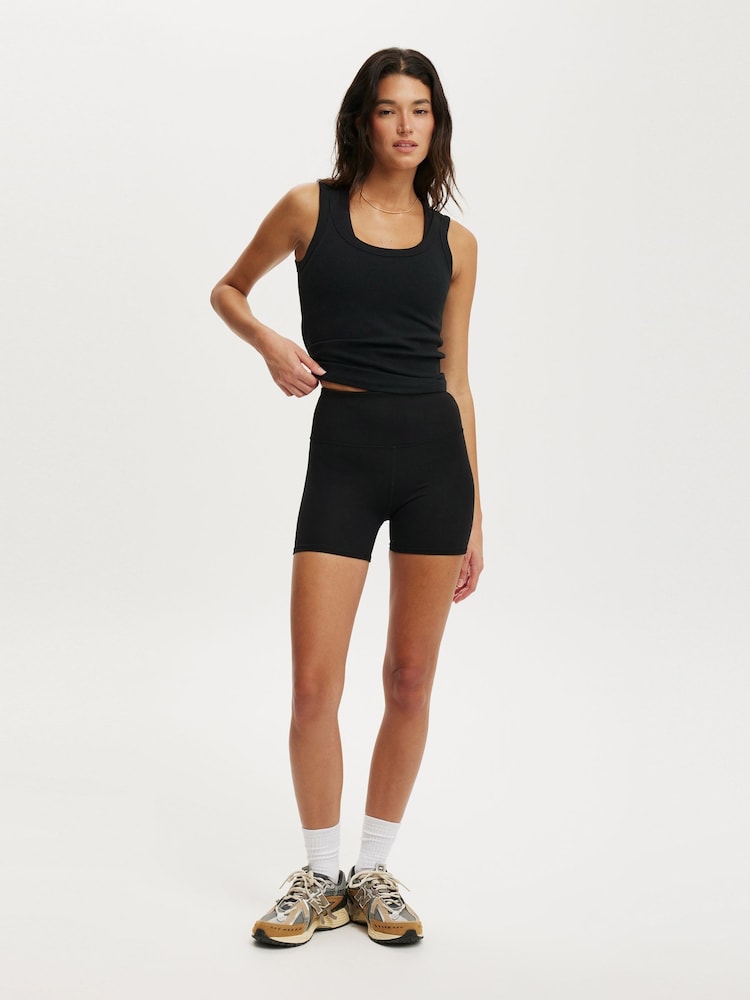 Preto - Cotton On Active Rib Tank - Imagem 4 de 4
