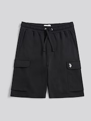 Preto - Associação de Polo dos EUA. Shorts utilitários inteligentes masculinos - Imagem 6 de 9