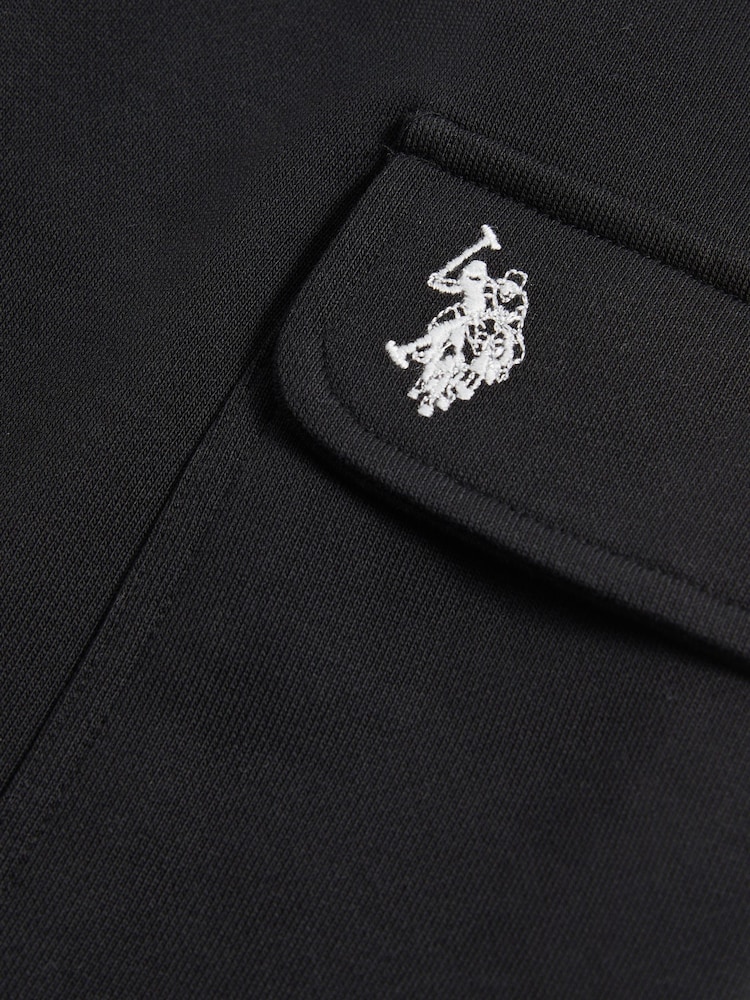 Preto - Associação de Polo dos EUA. Shorts utilitários inteligentes masculinos - Imagem 9 de 9