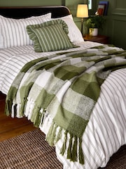 Laura Ashley Allonby Check Woven Throw - صورة 1 من 5