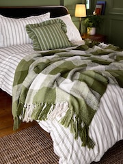 Laura Ashley Allonby Check Woven Throw - صورة 2 من 5