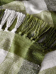 Laura Ashley Allonby Check Woven Throw - صورة 3 من 5