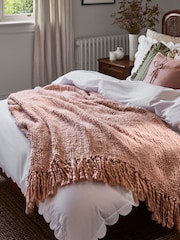 Laura Ashley Kimberly Chunky Woven Throw - Imagen 1 de 4