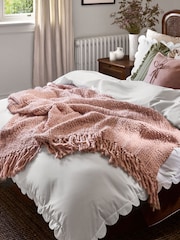 Laura Ashley Kimberly Chunky Woven Throw - Imagen 2 de 4