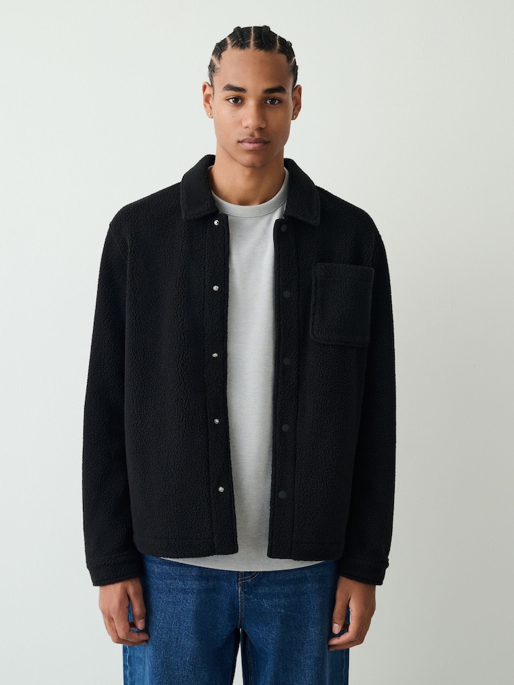 Black Fleece Shacket - Image 1 of 9 Black Fleece Shacket - Image 1 of 9