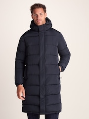 Tog 24 Blue Mens Langrick Long Padded Jacket - Image 2 of 7