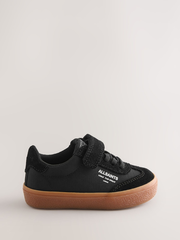 smALLSAINTS Black Ripstop Gum Sole Trainers - Image 2 of 6