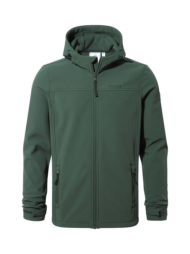 Tog 24 Green Mens Feizor Softshell Hooded Jacket - Image 7 of 7 Tog 24 Green Mens Feizor Softshell Hooded Jacket - Image 7 of 7