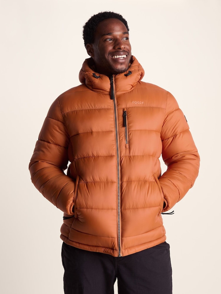 Tog 24 Orange Mens Maloney Padded Jacket - Image 2 of 7 Tog 24 Orange Mens Maloney Padded Jacket - Image 2 of 7