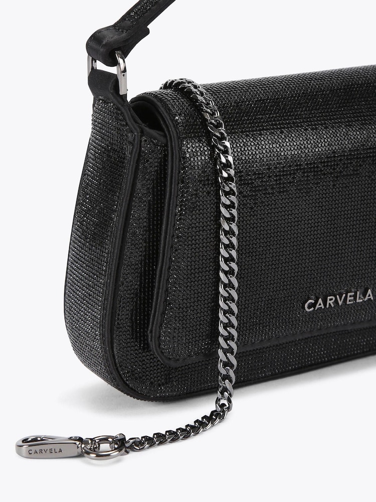 Carvela Mini Petalo Tote Black Bag - Image 4 of 4 Carvela Mini Petalo Tote Black Bag - Image 4 of 4