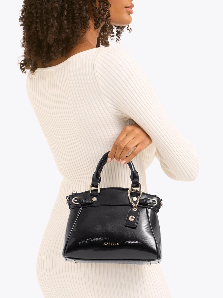 Carvela Black Carvela Mini Valentina Tote Bag - Image 5 of 5 Carvela Black Carvela Mini Valentina Tote Bag - Image 5 of 5