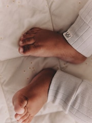 Grey Hello World Top and Leggings Baby Set (0-18mths) - Image 3 of 3