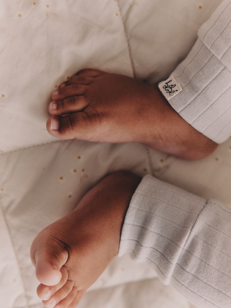 Grey Hello World Top and Leggings Baby Set (0-18mths) - Image 3 of 3