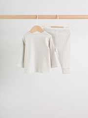 Grey Hello World Top and Leggings Baby Set (0-18mths) - Image 5 of 18