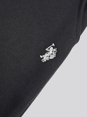 U.S. Polo Assn. Black Womens Double Horsemen Roll Cuff Joggers - Image 3 of 3