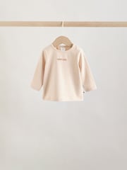 大地色／灰色 - Long Sleeve Baby T-Shirts 3 Pack (0mths-2yrs) - 圖片 3/13