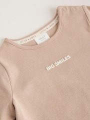 大地色／灰色 - Long Sleeve Baby T-Shirts 3 Pack (0mths-2yrs) - 圖片 9/13