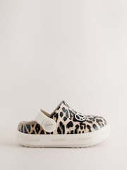 smALLSAINTS Leopard Clog Sandals - Image 2 of 5