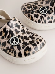 smALLSAINTS Leopard Clog Sandals - Image 5 of 5