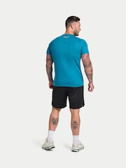 Raging Bull Blue Sport Casual Duotone T-Shirt - Imagen 2 de 4