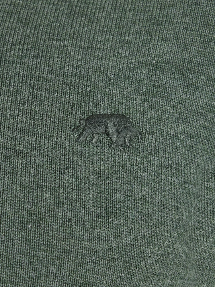 Raging Bull Green Classic Knitted Polo Shirt - Image 6 of 6 Raging Bull Green Classic Knitted Polo Shirt - Image 6 of 6