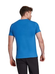 Raging Bull Blue Stitch Embroidery T-Shirt - Image 2 of 4