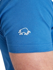 Raging Bull Blue Stitch Embroidery T-Shirt - Image 4 of 4