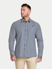 Raging Bull Blue Classic Poplin Stripe Shirt - Image 1 of 6