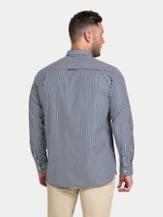 Raging Bull Blue Classic Poplin Stripe Shirt - Image 2 of 6