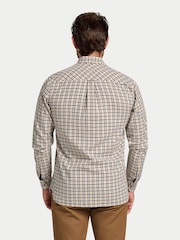 Raging Bull Natural Brookes Gingham Brushed Cotton Twill Shirt - Image 2 of 6