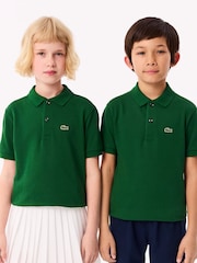Lacoste Green Petit Piqué Logo Polo Shirt - Image 1 of 3
