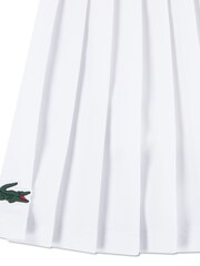 Lacoste White Sport Pleated Skirt - Image 2 of 3