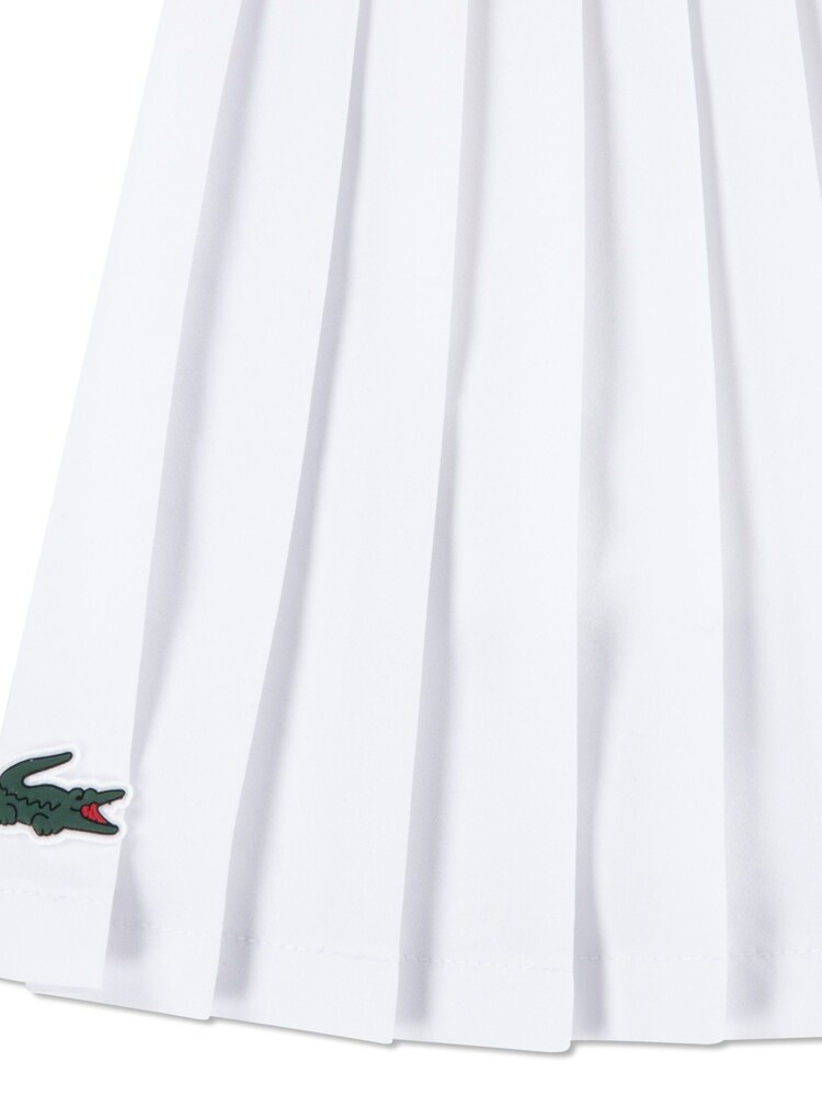 Lacoste White Sport Pleated Skirt - Image 2 of 3