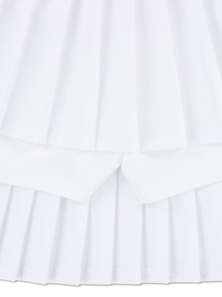 Lacoste White Sport Pleated Skirt - Image 3 of 3