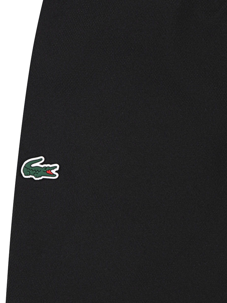 Lacoste Black UltraDRY Big Croc Woven Shorts - Image 3 of 3 Lacoste Black UltraDRY Big Croc Woven Shorts - Image 3 of 3