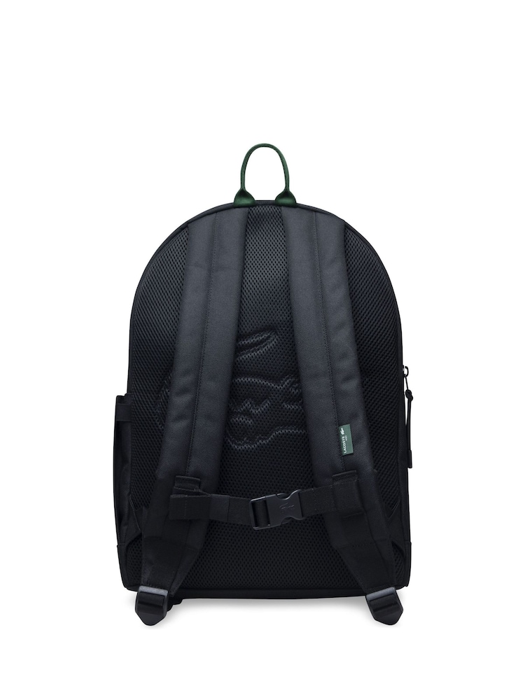 Lacoste Black Core Solid Backpack - Image 2 of 4