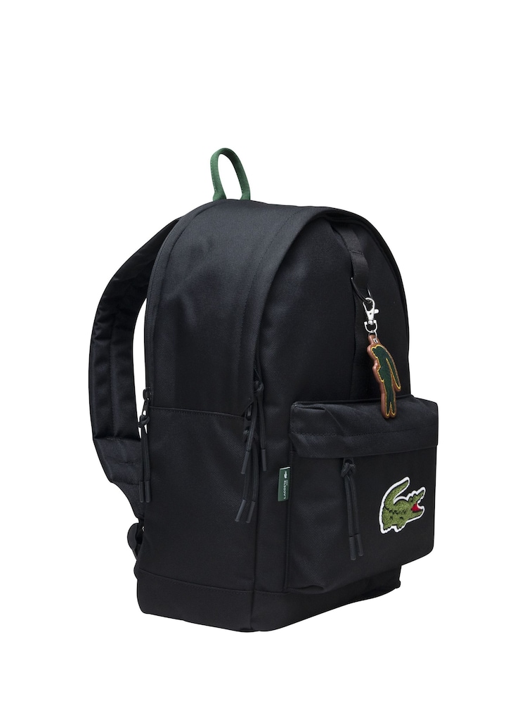 Lacoste Black Core Solid Backpack - Image 4 of 4